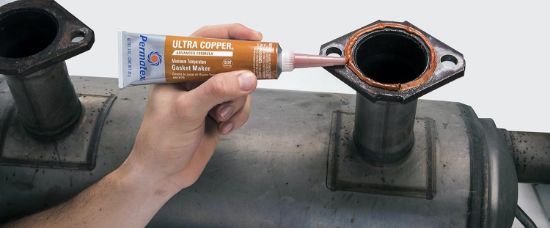 Picture of Permatex® Ultra Copper High Temperature Gasket Maker, 13 OZ