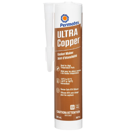 Picture of Permatex® Ultra Copper High Temperature Gasket Maker, 13 OZ